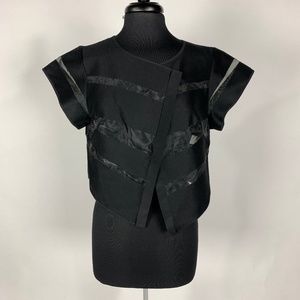 COPY - NWOT Milly Mesh Paneled Crop Top